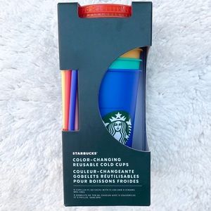 New in Box! Brand New Starbucks Color Changing Cups Summer 2020